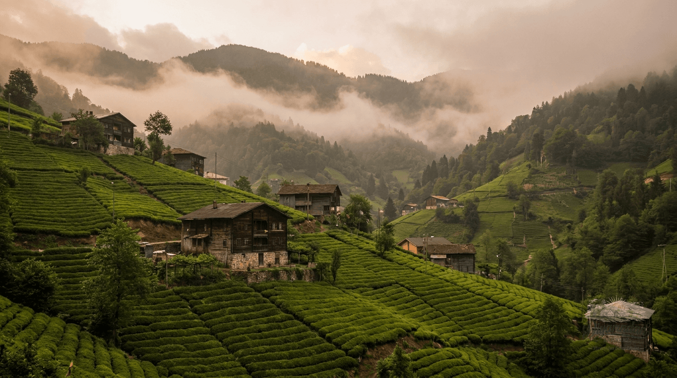 Karadeniz çay yaylaları